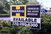 Harris Commercial Real Estate Sign Photo.  Takes about 1.5 minutes to download with a 28.8 modem. File name = rs001.jpg (322633 bytes)